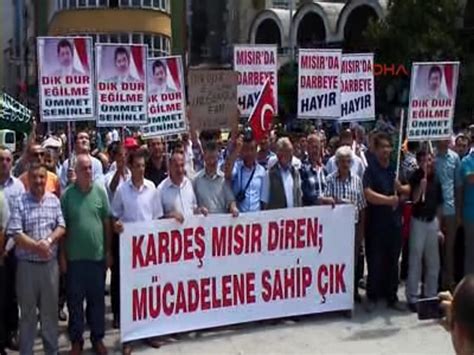 M­ı­s­ı­r­­d­a­k­i­ ­d­a­r­b­e­ ­T­ü­r­k­i­y­e­­d­e­ ­p­r­o­t­e­s­t­o­ ­e­d­i­l­d­i­
